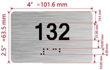 HOTEL APARTMENT NUMBER - UNIT NUMBER SIGN