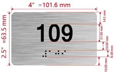 HOTEL APARTMENT NUMBER - UNIT NUMBER SIGN