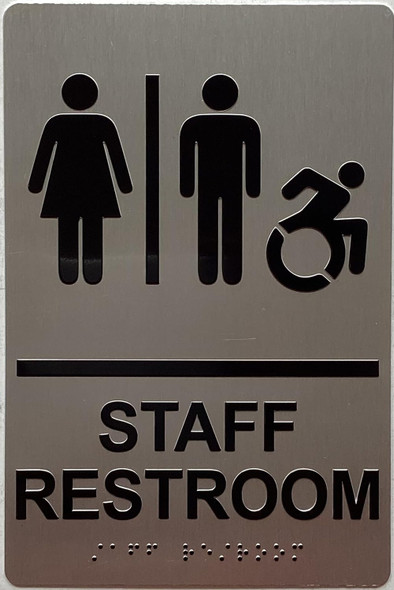 ADA STAFF ACCESSIBLE RESTROOM SIGN