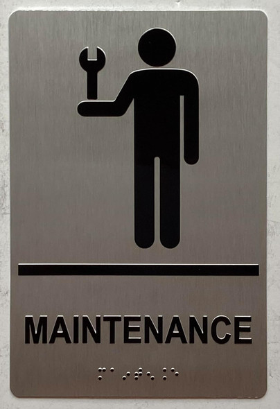 ADA MAINTENANCE SIGN