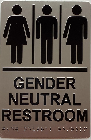 ADA GENDER NEUTRAL RESTROOM SIGN