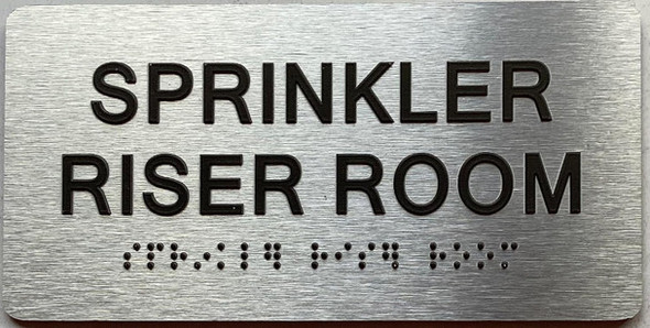 HOTEL SPRINKLER RISER ROOM SIGN