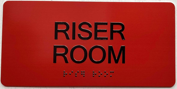ADA RISER ROOM SIGN