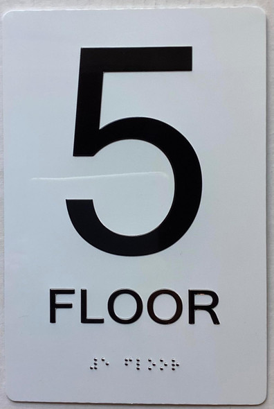 ADA 5TH FLOOR /FLOOR 5 SIGN ADA 5TH FLOOR /FLOOR 5 SIGN
