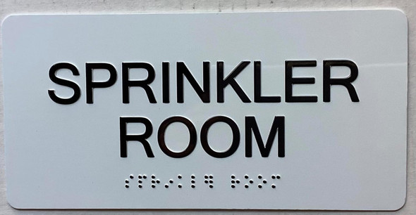 HOTEL SPRINKLER ROOM SIGN