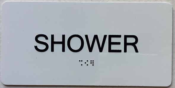 ADA SHOWER SIGN