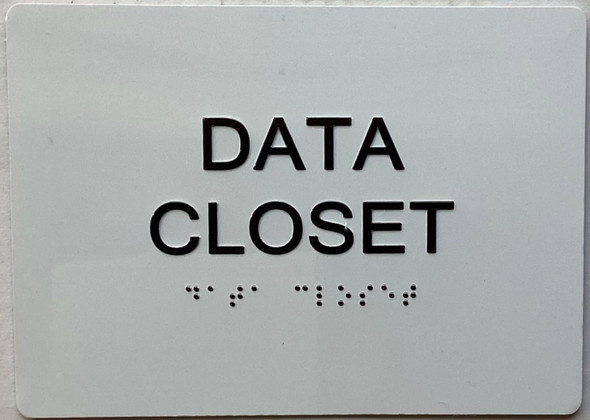 HOTEL DATA CLOSET SIGN