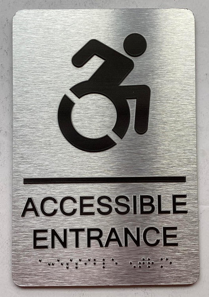 HOTEL ACCESSIBLE ENTRANCE SIGN