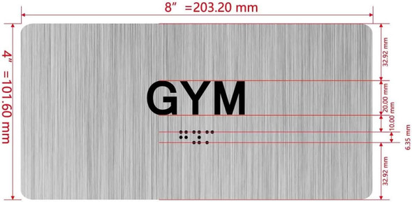 HOTEL GYM SIGN HOTEL GYM SIGN