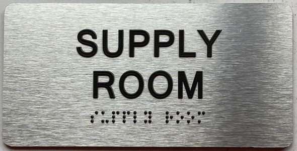 HOTEL SUPPLY ROOM SIGN