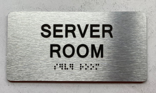 HOTEL SERVER ROOM SIGN