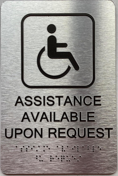 ADA ASSISTANCE AVAILABLE UPON REQUEST SIGN ADA ASSISTANCE AVAILABLE UPON REQUEST SIGN