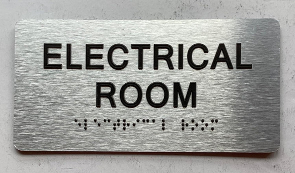 HOTEL ELECTRICAL ROOM SIGN