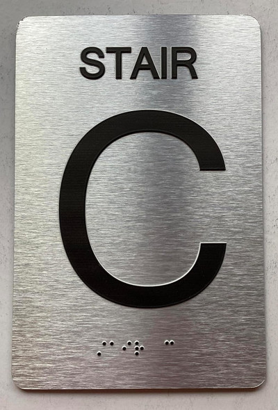HOTEL FLOOR NUMBER (STAIR C) SIGN HOTEL FLOOR NUMBER (STAIR C) SIGN