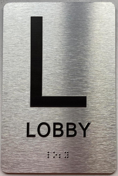 ADA FLOOR NUMBER (LOBBY FLOOR) SIGN ADA FLOOR NUMBER (LOBBY FLOOR) SIGN