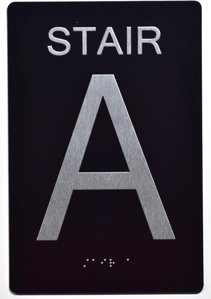 ADA BLACK FLOOR NUMBER -TACTILE GRAPHICS GRADE SIGN ADA BLACK FLOOR NUMBER -TACTILE GRAPHICS GRADE SIGN