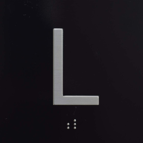 L Elevator Jamb Plate - Sign L Elevator Jamb Plate - Sign