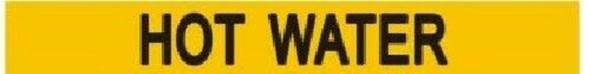 Pipe Marking- HOT Water Sign Pipe Marking- HOT Water Sign
