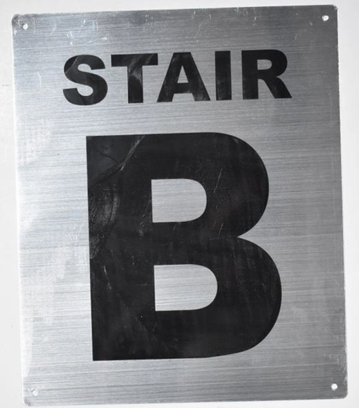 Stair B  Sign Stair B  Sign