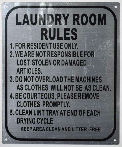 Laundry Room Rules Laundry Room Rules