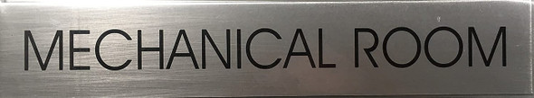 MECHANICAL ROOM  Delicato line  Sign MECHANICAL ROOM  Delicato line  Sign