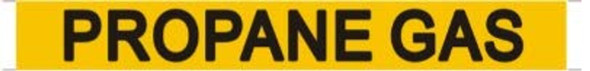 Pipe Marking- Propane Gas  (Sticker Yellow)