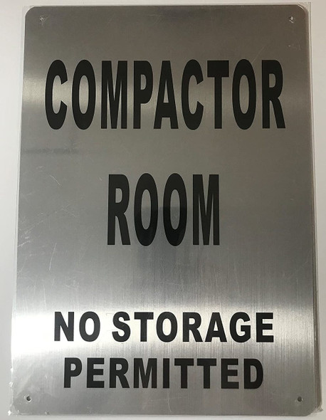 Compactor Room  Sign