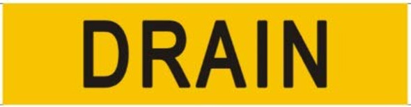 Pipe Marking- Drain   Sign Pipe Marking- Drain   Sign