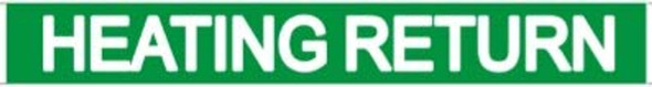 Pipe Marking- Heating Return  Sign Pipe Marking- Heating Return  Sign