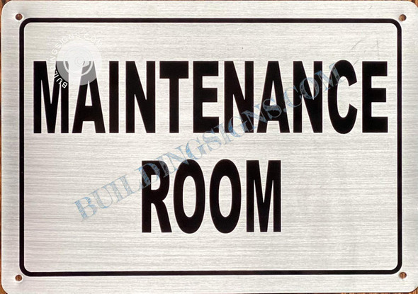 Maintenance Room Maintenance Room