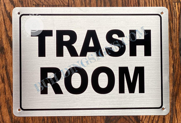 Trash Room  Sign Trash Room  Sign