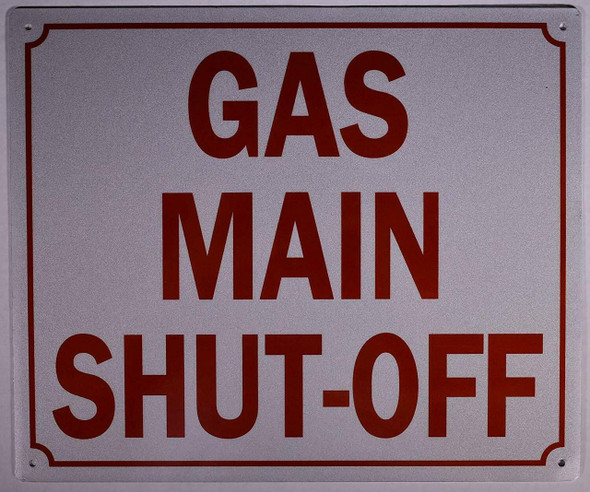 Gas Main Shut-Off Gas Main Shut-Off