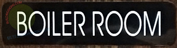 BOILER ROOM Signage