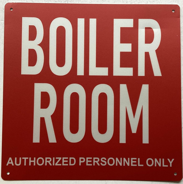 BOILER ROOM  Sign BOILER ROOM  Sign