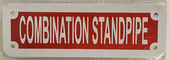 COMBINATION STANDPIPE SIGN