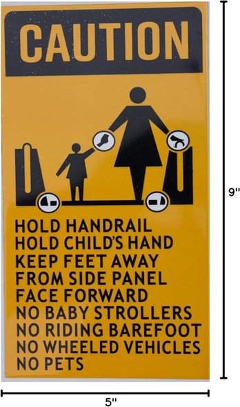 Escalator Rules SIGNAGE