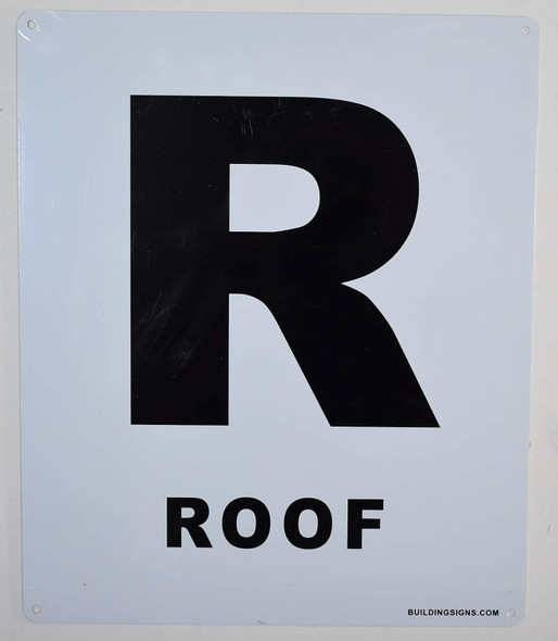 ROOF Floor Number SIGNAGE
