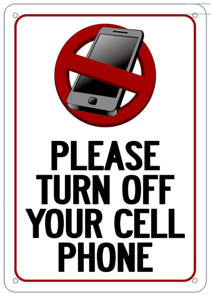 PLEASE TURN OFF YOUR CELL PHONE SIGNAGE