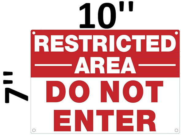 Restricted Area DO NOT Enter SIGNAGE Restricted Area DO NOT Enter SIGNAGE