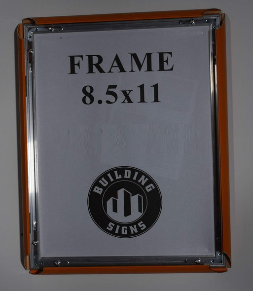 Orange Snap Poster Frame/Picture Frame/Notice Frame  Front Load Easy Open Snap Frame Orange Snap Poster Frame/Picture Frame/Notice Frame  Front Load Easy Open Snap Frame