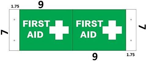 First Aid 3D Projection Sign/First Aid Hallway SIGNAGE