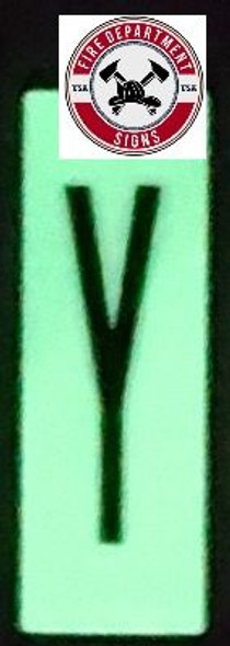 PHOTOLUMINESCENT DOOR NUMBER Y SIGNAGE HEAVY DUTY / GLOW IN THE DARK "DOOR NUMBER" SIGNAGE HEAVY DUTY PHOTOLUMINESCENT DOOR NUMBER Y SIGNAGE HEAVY DUTY / GLOW IN THE DARK "DOOR NUMBER" SIGNAGE HEAVY DUTY