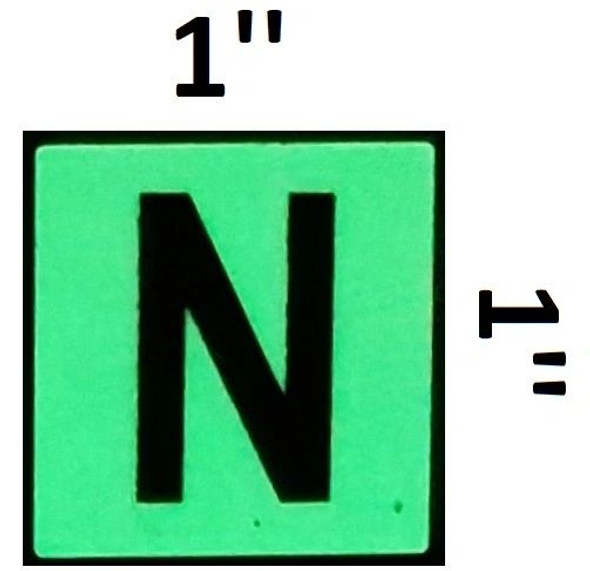 PHOTOLUMINESCENT DOOR NUMBER N SIGNAGE PHOTOLUMINESCENT DOOR NUMBER N SIGNAGE