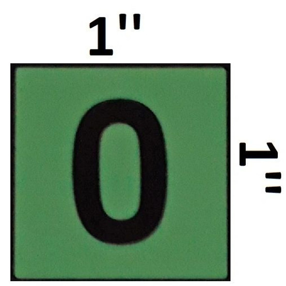 PHOTOLUMINESCENT DOOR NUMBER 0 SIGNAGE PHOTOLUMINESCENT DOOR NUMBER 0 SIGNAGE