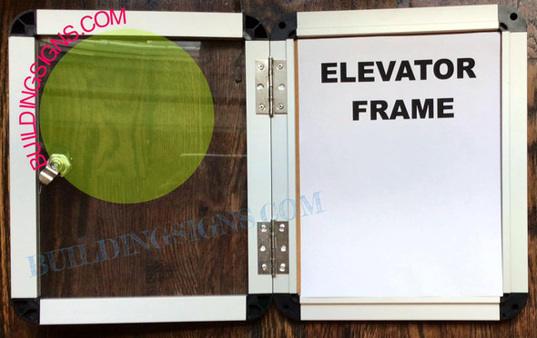 Elevator Notice Frame