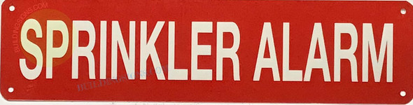 SPRINKLER ALARM SIGN, Fire Safety Sign SPRINKLER ALARM SIGN, Fire Safety Sign