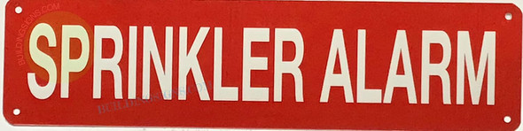 SPRINKLER ALARM SIGN, Fire Safety SIGNAGE SPRINKLER ALARM SIGN, Fire Safety SIGNAGE