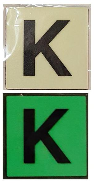 PHOTOLUMINESCENT DOOR NUMBER K SIGNAGE HEAVY DUTY / GLOW IN THE DARK "DOOR NUMBER" SIGNAGE HEAVY DUTY PHOTOLUMINESCENT DOOR NUMBER K SIGNAGE HEAVY DUTY / GLOW IN THE DARK "DOOR NUMBER" SIGNAGE HEAVY DUTY