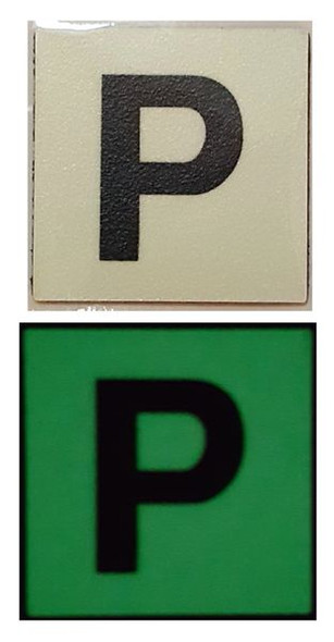 PHOTOLUMINESCENT DOOR NUMBER P SIGNAGE HEAVY DUTY / GLOW IN THE DARK "DOOR NUMBER" SIGNAGE HEAVY DUTY PHOTOLUMINESCENT DOOR NUMBER P SIGNAGE HEAVY DUTY / GLOW IN THE DARK "DOOR NUMBER" SIGNAGE HEAVY DUTY