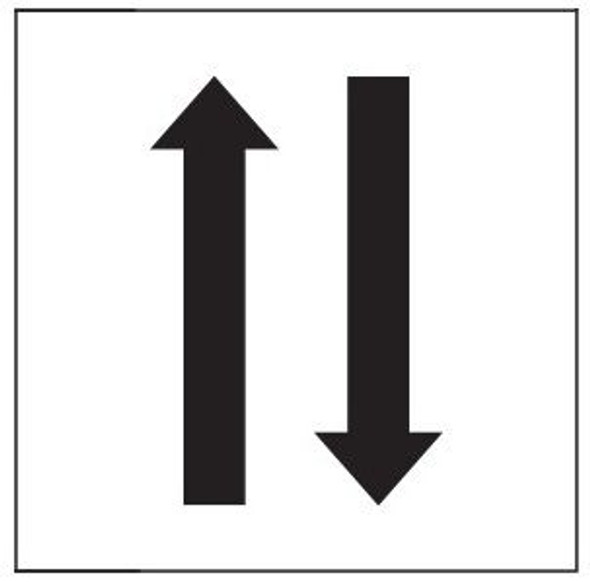PHOTOLUMINESCENT 1 UP 1 DOWN ARROWS SIGN HEAVY DUTY / GLOW IN THE DARK "ONE UPWARDS ONE DOWNWARDS ARROWS" SIGN HEAVY DUTY PHOTOLUMINESCENT 1 UP 1 DOWN ARROWS SIGN HEAVY DUTY / GLOW IN THE DARK "ONE UPWARDS ONE DOWNWARDS ARROWS" SIGN HEAVY DUTY